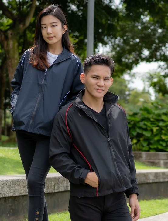 WB 05 - UNISEX FULL-ZIP Windbreaker Jacket 125gsm
