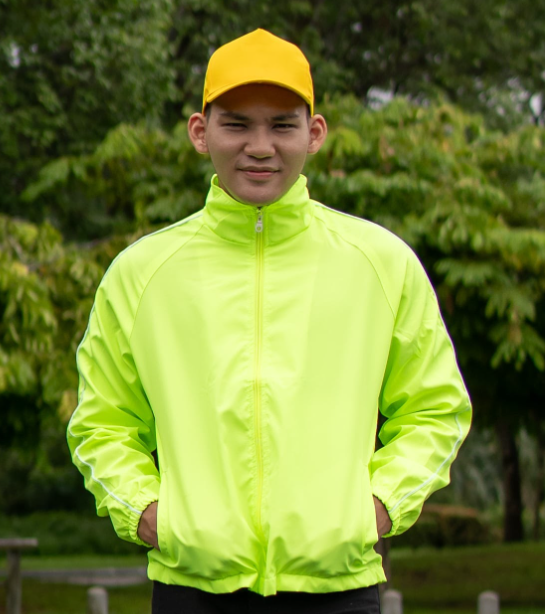 WB 06 - UNISEX FULL-ZIP Windbreaker Jacket 125gsm