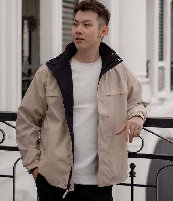 WR 01 - UNISEX FULL-ZIP Reversible Windbreaker 125gsm