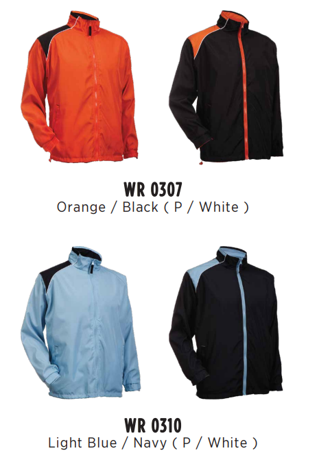 WR 03 - UNISEX FULL-ZIP Reversible Windbreaker 125gsm