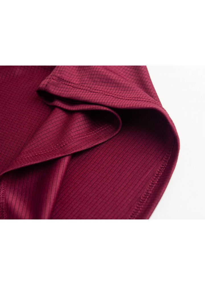 QD66 - Unisex Polyester Check Jacquard Antibac T-Shirt 140gsm