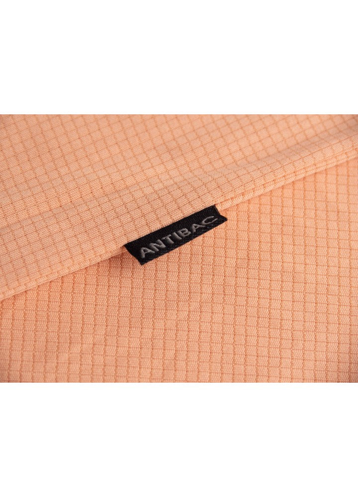 QD66 - Unisex Polyester Check Jacquard Antibac T-Shirt 140gsm