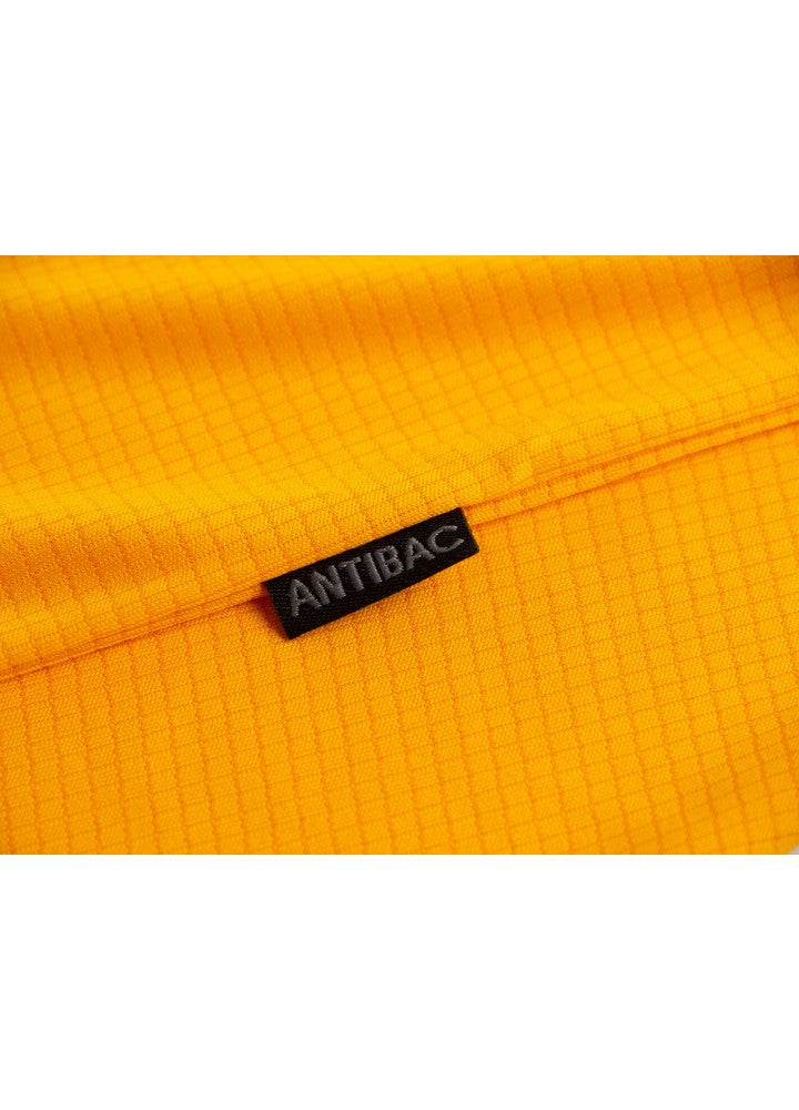 QD66 - Unisex Polyester Check Jacquard Antibac T-Shirt 140gsm