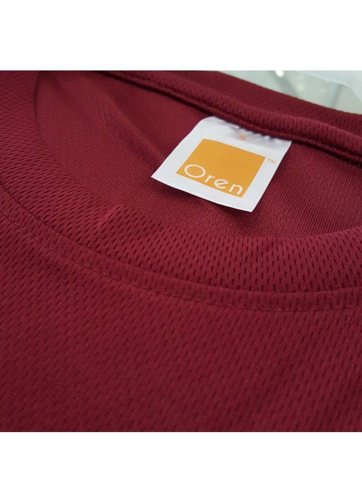 QD04 - Unisex 100% Microfibre Eyelet Short Sleeve T-shirt 160gsm