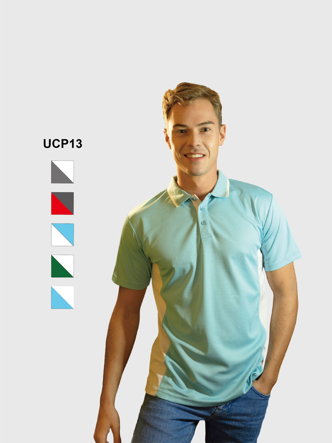 UCP13 - Ultifresh Hybrid Contra Polo T-Shirt (Unisex)