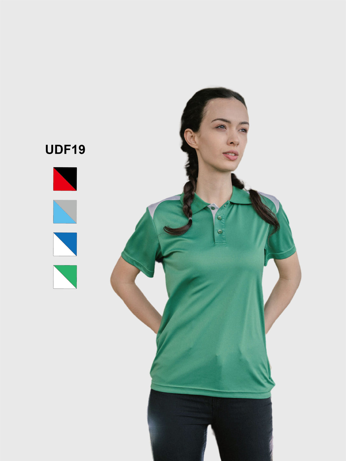 UDF19 - Ultifresh Contrast T Max Polo T-Shirt (Unisex)